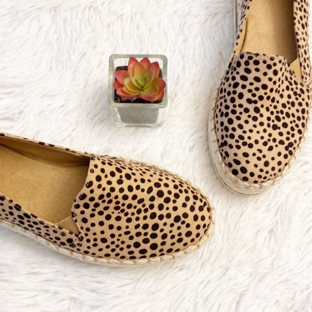 Dr. Scholl’s | Animal print espadrille platform loafers sneakers women’s - Picture 3 of 8